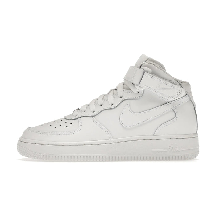 Nike Air Force 1 Mid LE Triple White (GS)