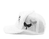 Reflection Luxury Fuzzy Trucker - White / Black