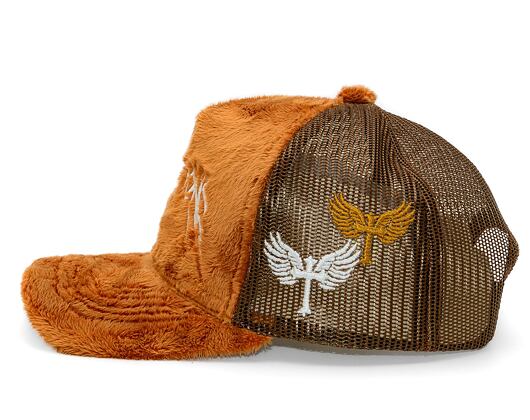 Reflection Luxury Fuzzy Trucker Teddy Bear Brown