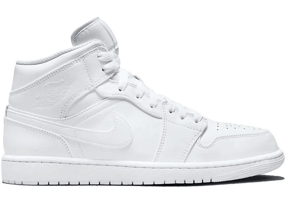 Jordan 1 Mid Triple White (2022/2023)