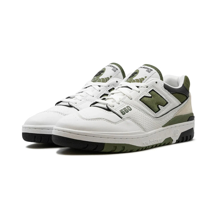 New Balance 550 White Dark Olivine