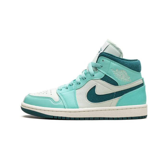 Jordan 1 Mid Chenille Bleached Turquoise (Women's)