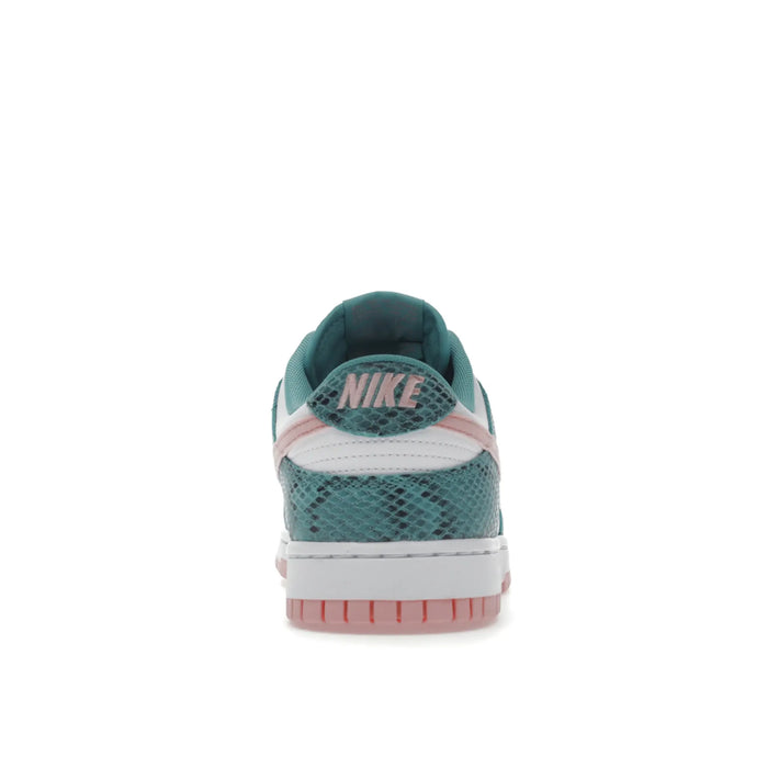 Nike Dunk Low Snakeskin Washed Teal Bleached Coral