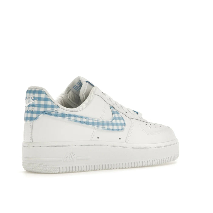 Nike Air Force 1 Low '07 Essential White University Blue Gingham