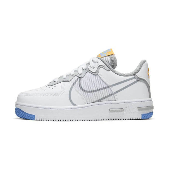 Nike Air Force 1 Low React SU White Light Smoke Grey (GS)