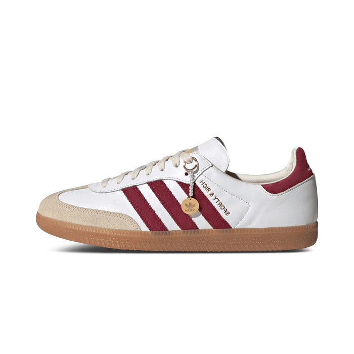 adidas Samba Sporty & Rich White Collegiate Burgundy