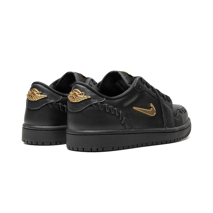 Jordan 1 Low Method of Make Black Metallic Gold (Women's)