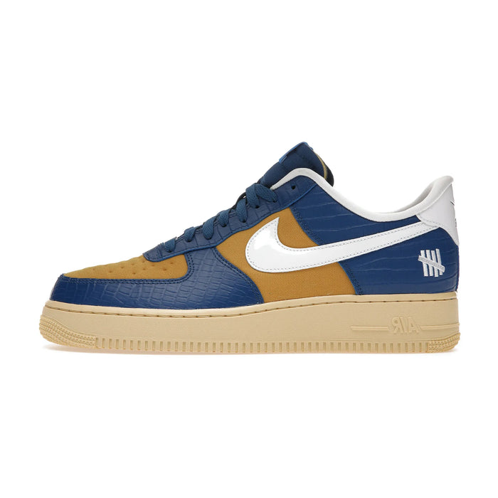 Nike Air Force 1 Low SP Undefeated 5 On It Blue Yellow Croc