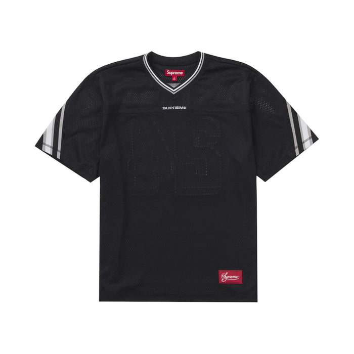 Supreme Jacquard Rib Football Jersey Black