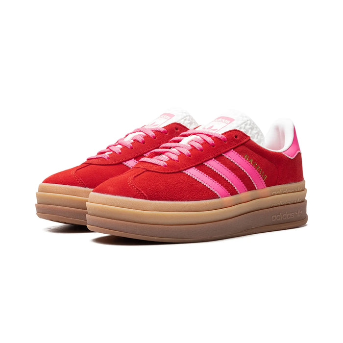 adidas Gazelle Bold Collegiate Red Lucid Pink (Women's)