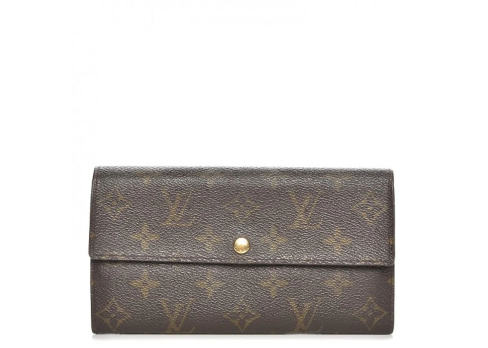 Louis Vuitton Wallet Sarah Monogram Brown