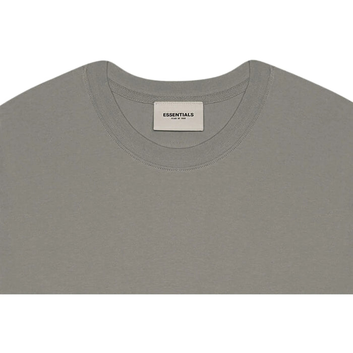 Fear of God Essentials Boxy T-Shirt Applique Logo Gray Flannel/Charcoal