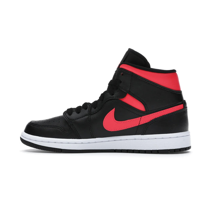 Jordan 1 Mid Black Siren Red (Women's)