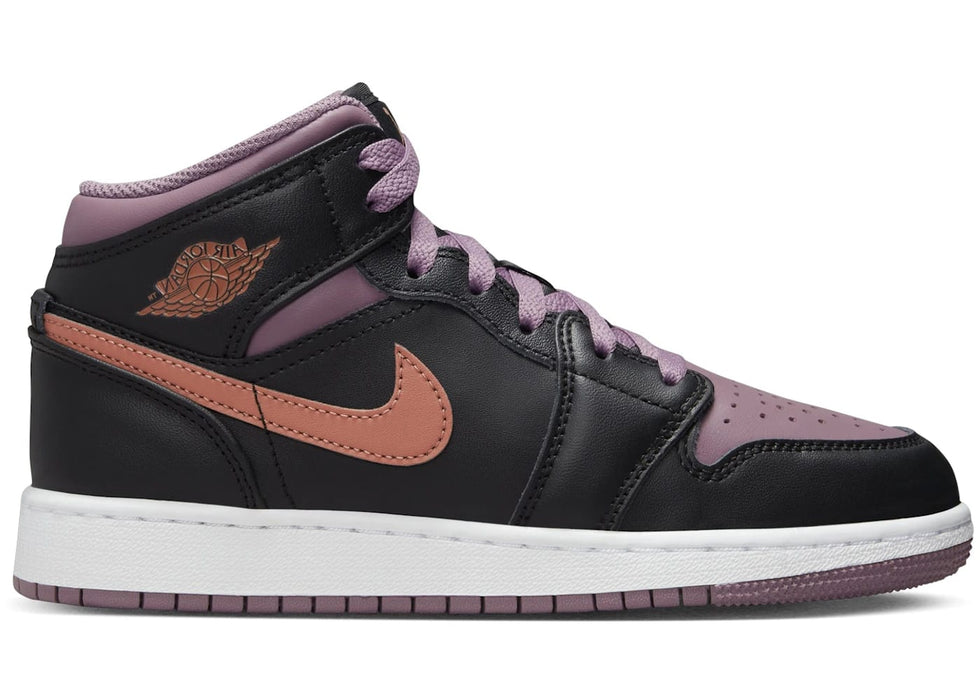 Jordan 1 Mid SE Black Sky J Mauve White Sky J Orange (GS)