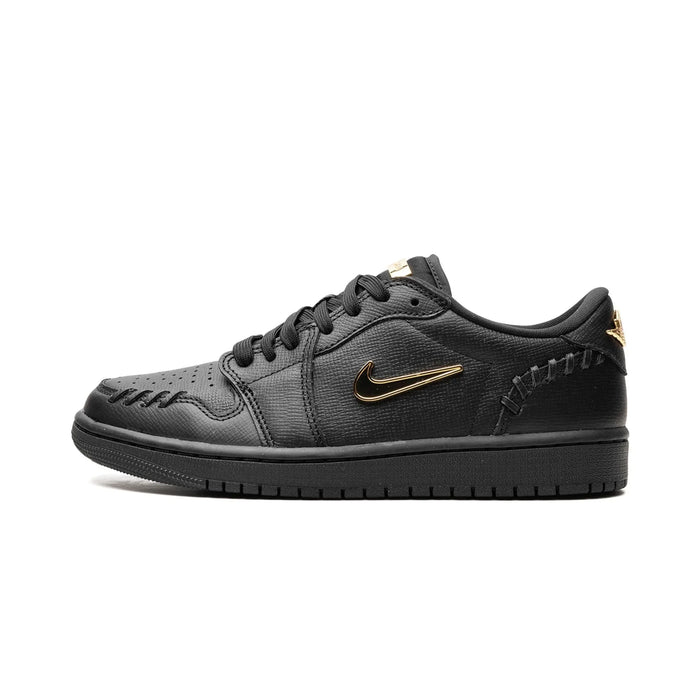 Jordan 1 Low Method of Make Black Metallic Gold (Women's)