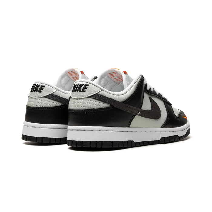 Nike Dunk Low Black Total Orange Mini Swoosh