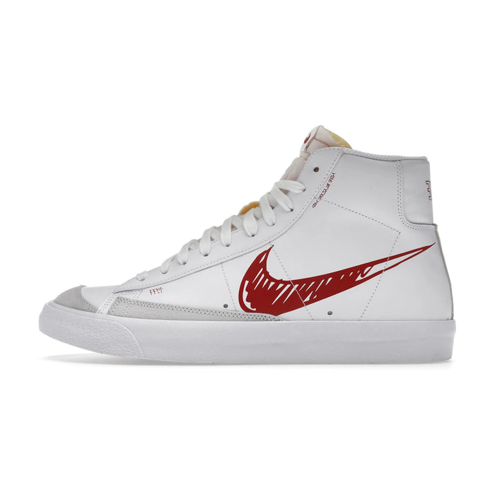 Nike Blazer Mid 77 Sketch White Red