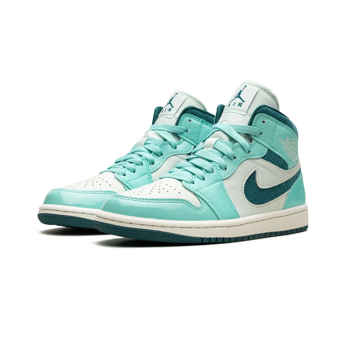 Jordan 1 Mid Chenille Bleached Turquoise (Women's)