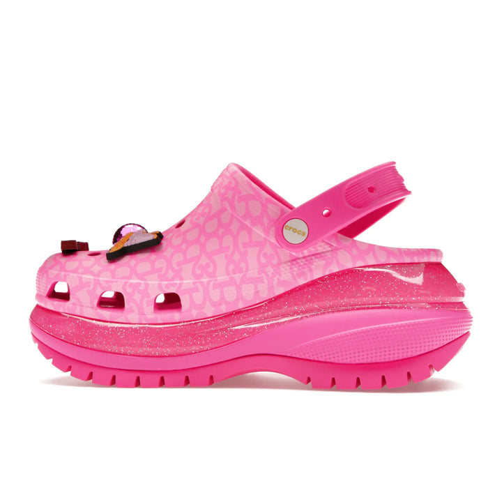 Crocs Classic Mega Crush Clog Barbie The Movie Electric Pink