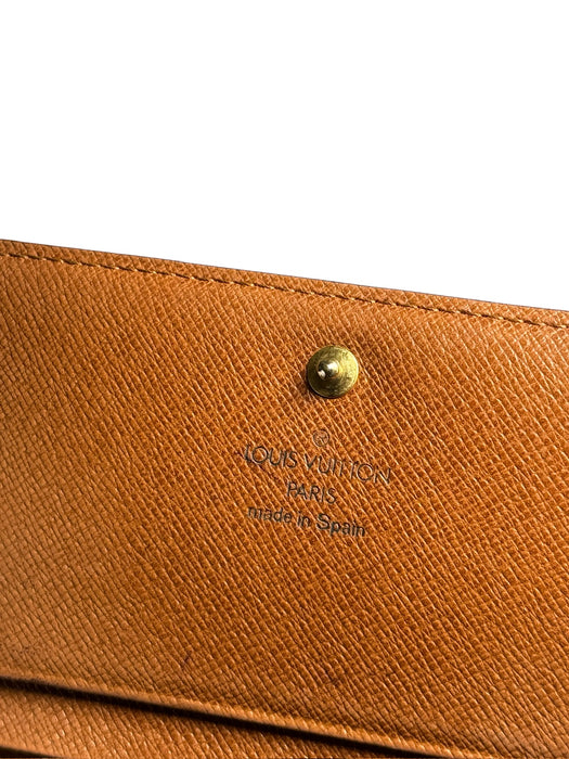 Louis Vuitton Monogram Tri-fold Zip Wallet