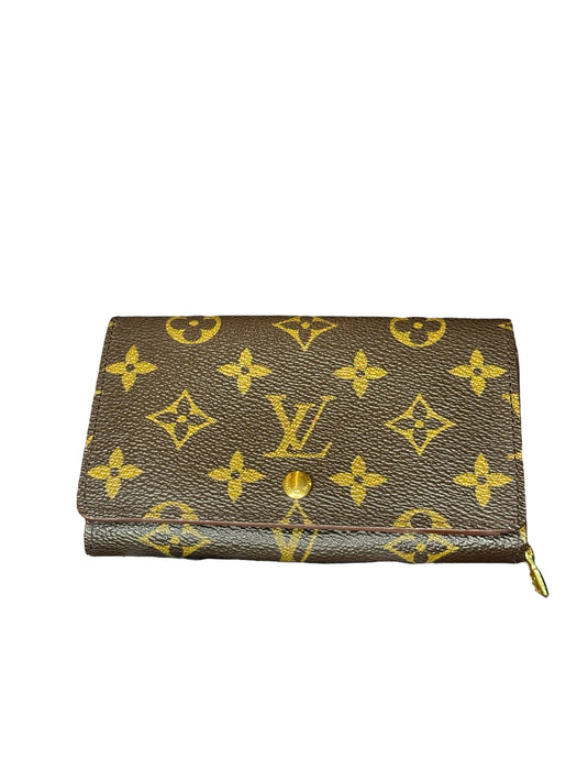 Louis Vuitton Portemonnaie Bier Tressor monogram folding wallet
