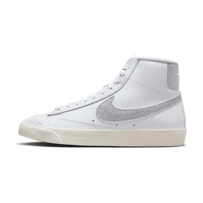 Nike Blazer Mid 77 Essential White Metallic Silver (Women's)