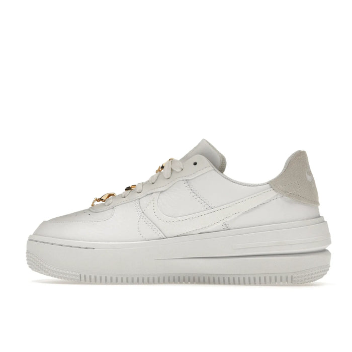 Nike Air Force 1 Low PLT.AF.ORM Bling White Metallic Gold (Women's)