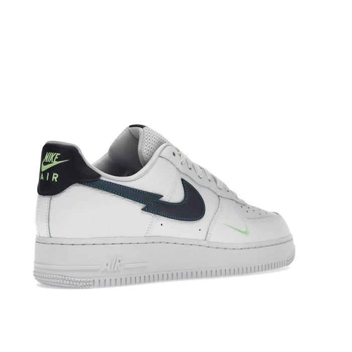 Nike Air Force 1 Low Split Swoosh White Aquamarine