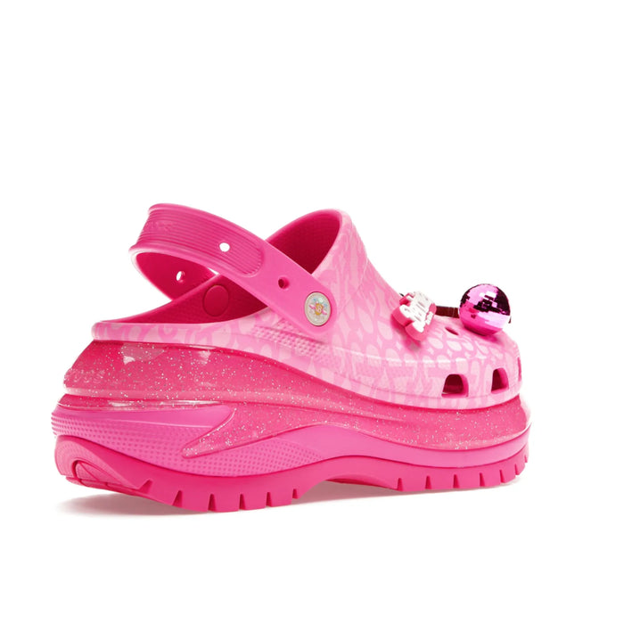 Crocs Classic Mega Crush Clog Barbie The Movie Electric Pink