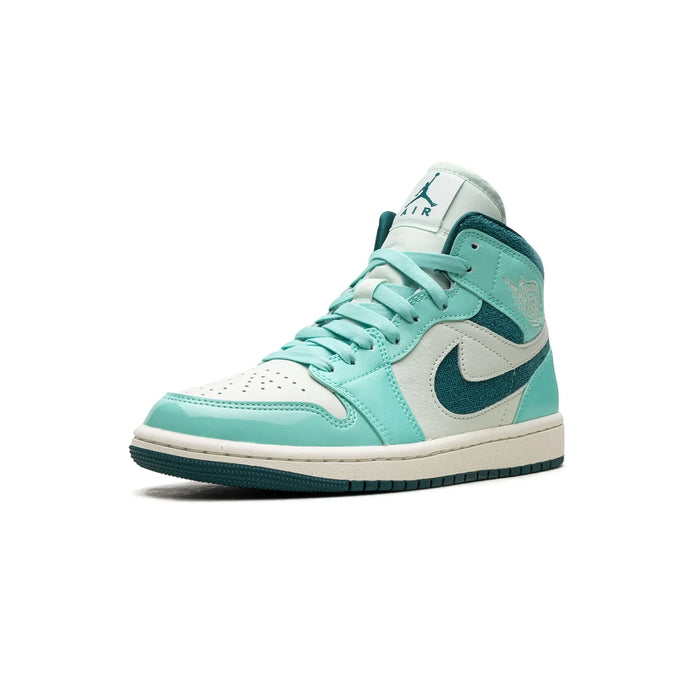 Jordan 1 Mid Chenille Bleached Turquoise (Women's)