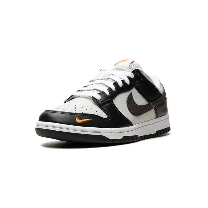 Nike Dunk Low Black Total Orange Mini Swoosh