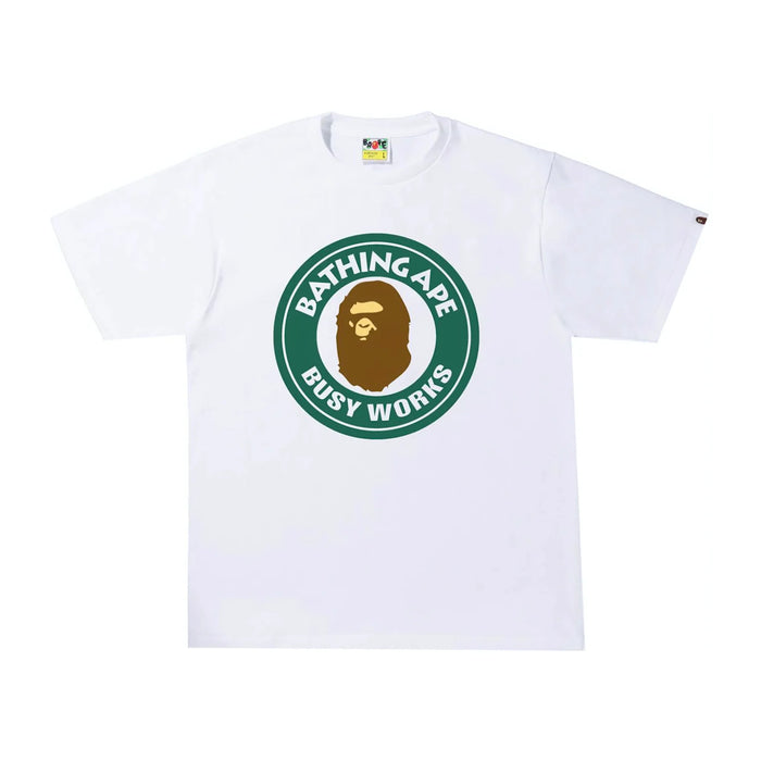BAPE Colors Busy Works Tee White